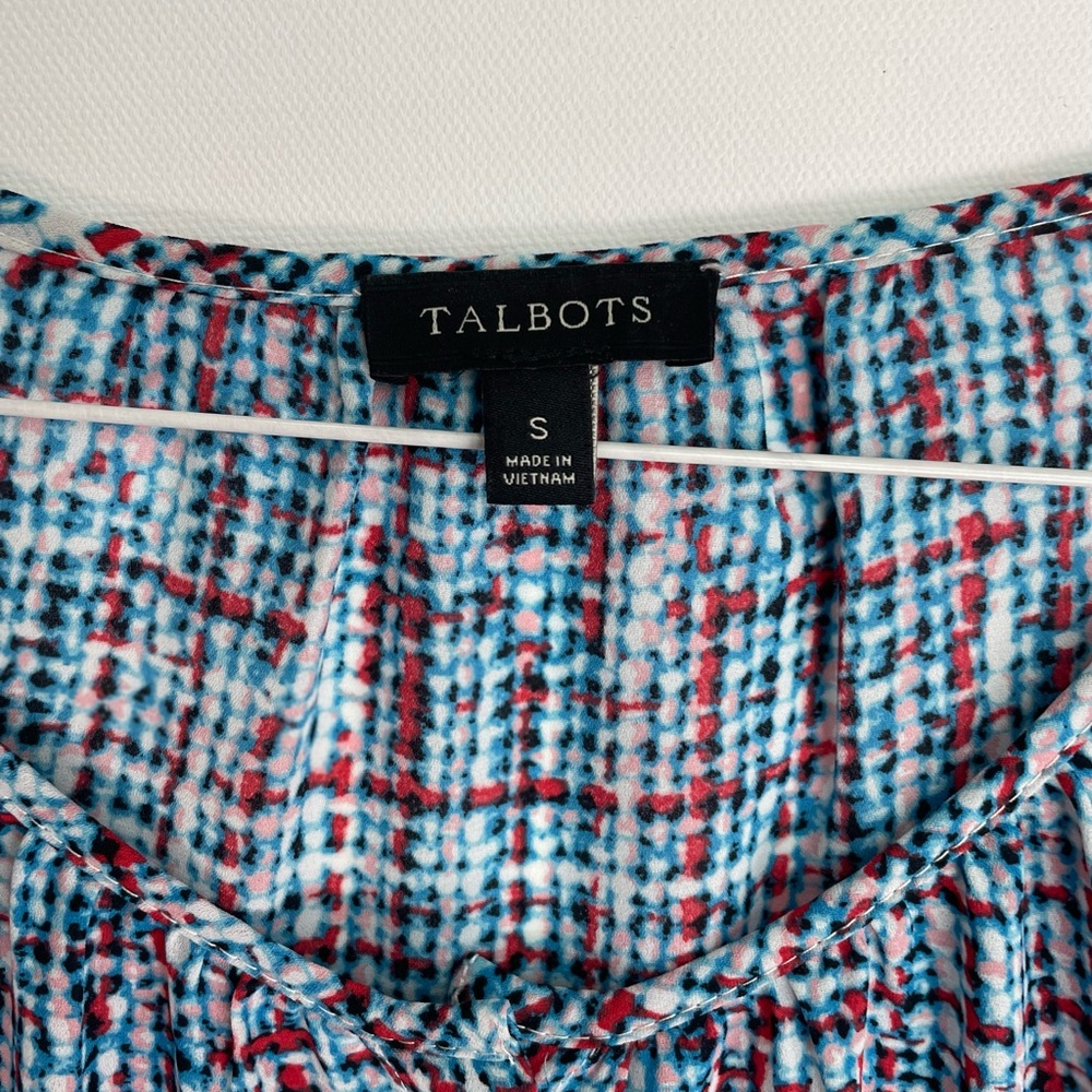 Talbots Button Down Blouse, Size Small. - image 6